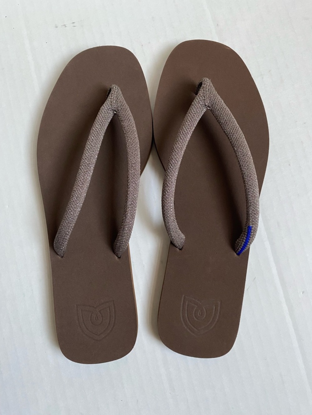 Rothy's "The Flip Flop" Women’s Size 10 - Chocolate Brown - Washable NWOB